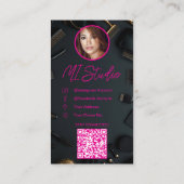 Instagram Visitekaartjes, influencer, estheticus Visitekaartje (Achterkant)