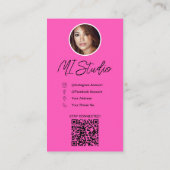 Instagram Visitekaartjes, influencer, estheticus Visitekaartje (Achterkant)