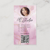 Instagram Visitekaartjes, influencer, estheticus Visitekaartje (Achterkant)