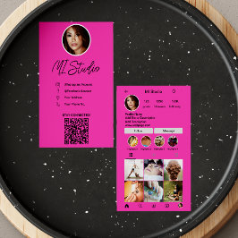 Instagram Visitekaartjes, influencer, estheticus Visitekaartje