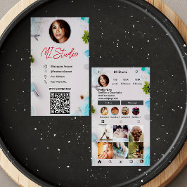 Instagram Visitekaartjes, influencer, estheticus Visitekaartje
