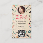 Instagram Visitekaartjes, influencer, estheticus Visitekaartje (Achterkant)