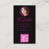 Instagram Visitekaartjes, influencer, estheticus Visitekaartje (Achterkant)