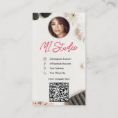 Instagram Visitekaartjes, influencer, estheticus Visitekaartje (Achterkant)