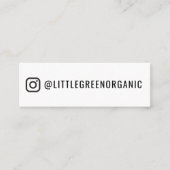 Instagram Visitekaartjes | Je Instagram naam (Voorkant)