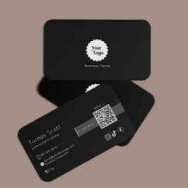 Instagram Volg ons QR code zwart Visitekaartje