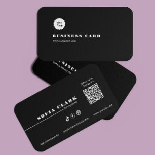 Instagram Volg ons QR-code Zwart & Wit Visitekaartje