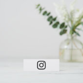 instagram volgers mini visitekaartje (Staand voorkant)