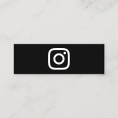 instagram volgers mini visitekaartje (Voorkant)