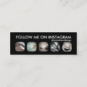 instagram volgers mini visitekaartje (Achterkant)