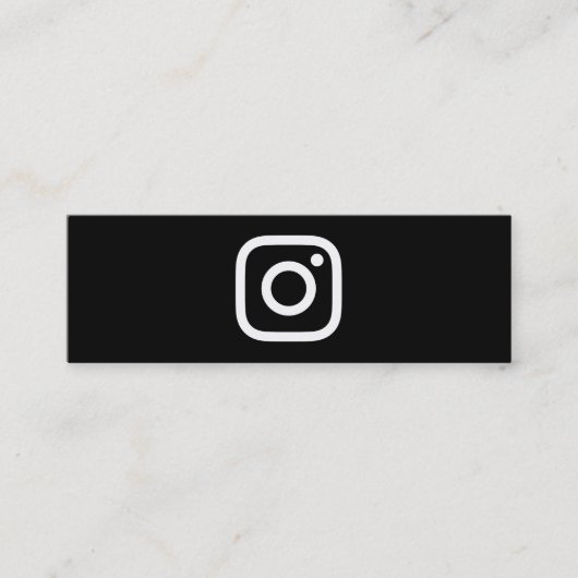 Instagram volgers mini visitekaartje (Voorkant)