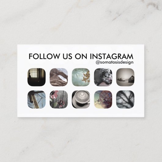 instagram volgers visitekaartje (Achterkant)