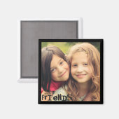 Instagram voor altijd vrienden fotomagneet magneet (Voorkant / Achterkant)