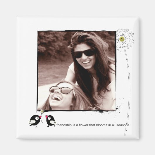 instagram vriend photomagnet magneet (Voorkant)