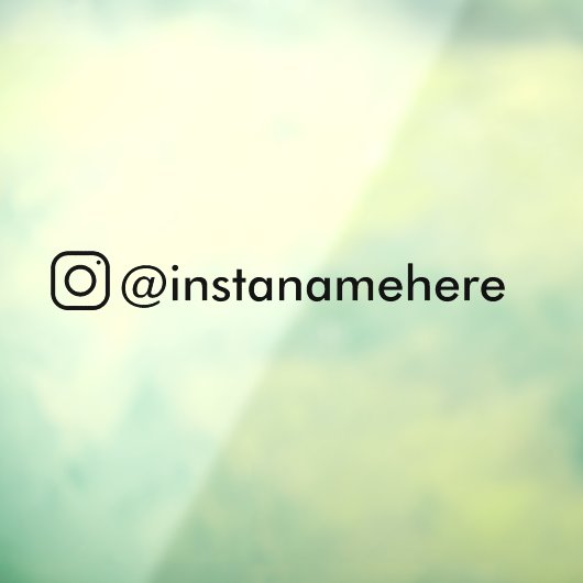 Instagram Zakelijk Sociale Media Bumper Sticker (Vel 3)