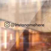 Instagram Zakelijk Sociale Media Bumper Sticker (Vel 2)