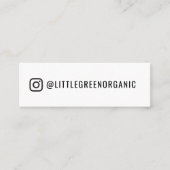 Instagram Zakelijke Kaarten | Aangepaste IG Handva Mini Visitekaartje (Voorkant)