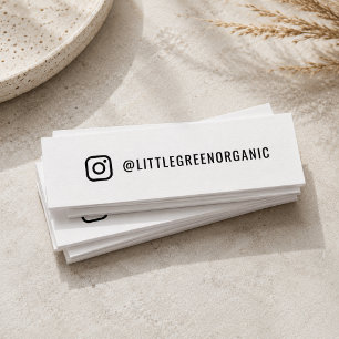 Instagram Zakelijke Kaarten   Aangepaste IG Handva Mini Visitekaartje
