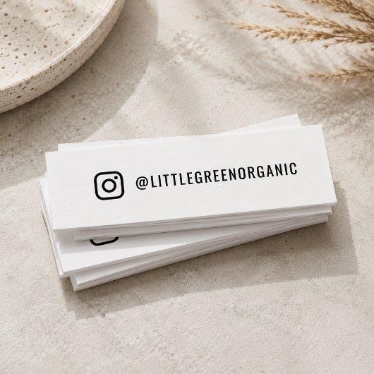 Instagram Zakelijke Kaarten | Aangepaste IG Handva Mini Visitekaartje