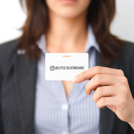 Instagram Zakelijke Kaarten | Uw Instagram Naam ID Badge