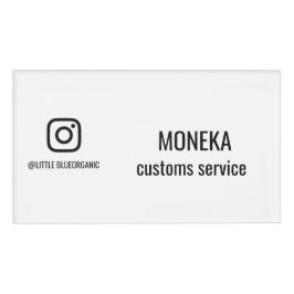 Instagram Zakelijke Kaarten | Uw Instagram Naam ID Naambadge