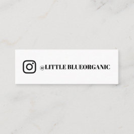 Instagram Zakelijke Kaarten | Uw Instagram Naam Mini Visitekaartje