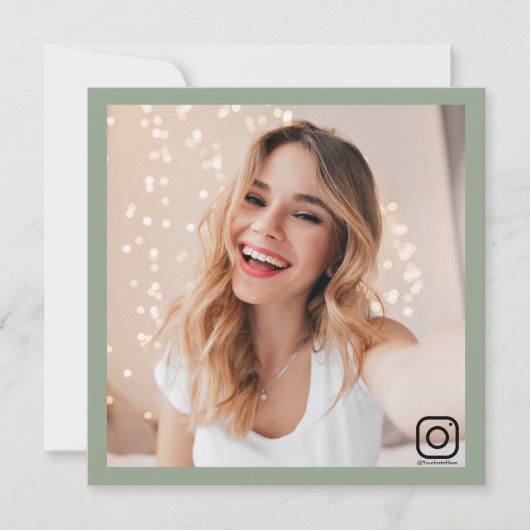 instagram zakelijke sociale media moderne Sage Gre Kaart (Voorkant)