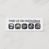 instagrampromo mini visitekaartje (Achterkant)