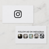 instagramvolgers contactkaartje (Voorkant / Achterkant)