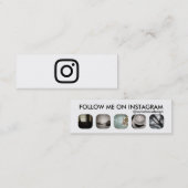 instagramvolgers mini visitekaartje (Voorkant / Achterkant)