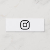 instagramvolgers mini visitekaartje (Voorkant)