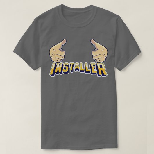 Installateur T-shirt (Design voorkant)