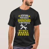 Installateurs van Mannen System Mechanics Heating T-shirt (Voorkant)