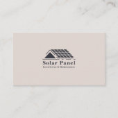Installatie en onderhoud van zonnepanelen visitekaartje (Voorkant)