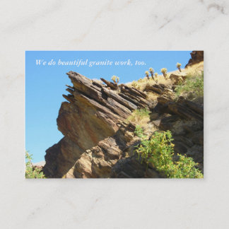 Installatie en reparatie van marmer- en granietpro visitekaartje