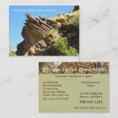 Installatie en reparatie van marmer- en granietpro visitekaartje (Voorkant / Achterkant)