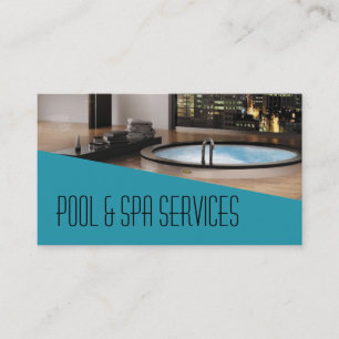 Installatie-reparatie Pool Hot Tub Jacuzzi Visitekaartje