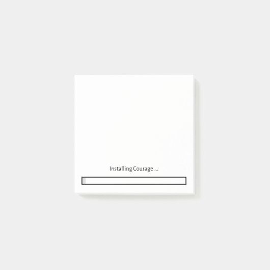 Installatie van Courage Post-It Post-it® Notes (Voorkant)