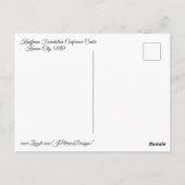 Installatie van driehoekskunst briefkaart (Achterkant)