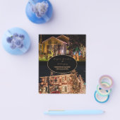 Installatie van kerstlampjes 2 Foto Flyer (Enkel)