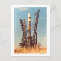 Installatie van Soyuz Spacecraft op Baikonur