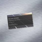 Installatie van zonnepanelen - Magnetisch Visiteka Magnetisch Visitekaartje (Voorbeeld)