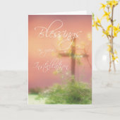 Installatie Zegeningen, Gefeliciteerd, Baptist Kaart (Gele Bloem)