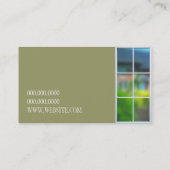 Installatiebedrijf voor vervanging van vensters visitekaartje (Achterkant)