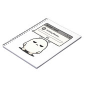 Installeren maandag 0% update - Grappig Schattig Notitieboek (Linkerzijde)