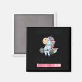 Installing Muscles Unicorn Weight Lifting Fitness  Magneet (Voorkant / Achterkant)