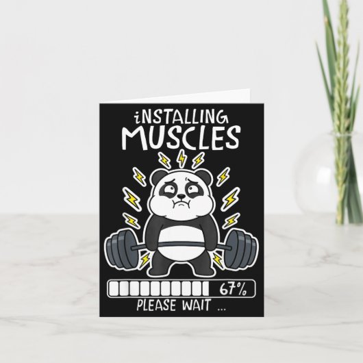 Installing muscles wait panda loading 67 gym kaart (Voorkant)