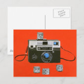 Instamcamera met zweetblokjes briefkaart (Voorkant / Achterkant)