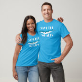 Instandhouding blauwe walvis t-shirt (Unisex)