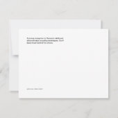 Instandhouding, geen plastische verontreiniging kaart (Achterkant)